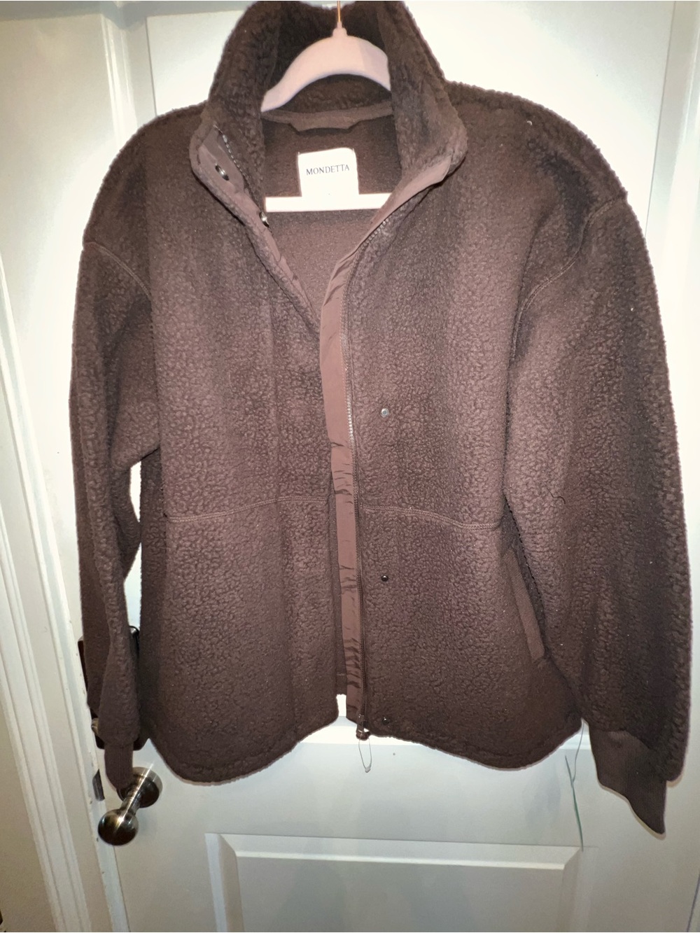 Mondetta Sherpa Full-Zip Fleece Jacket. New with Tags. Size : XL. Ask: $49